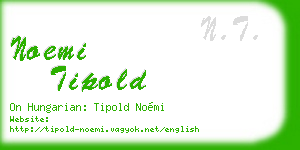 noemi tipold business card